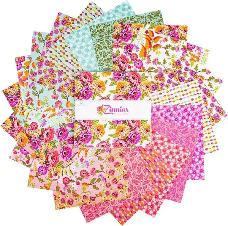 Zinnias 10inch Stacker for Riley Blake OOP