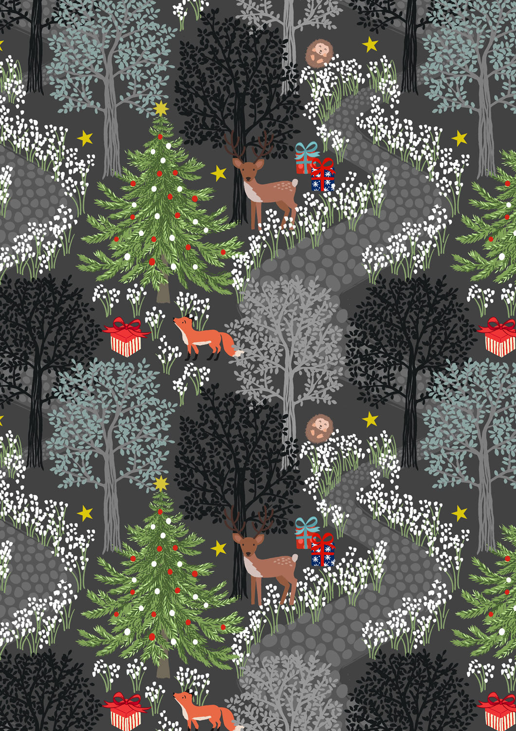 Christmas in Bluebell Wood in Night time: Christmas in Bluebell Wood by Lewis and Irene