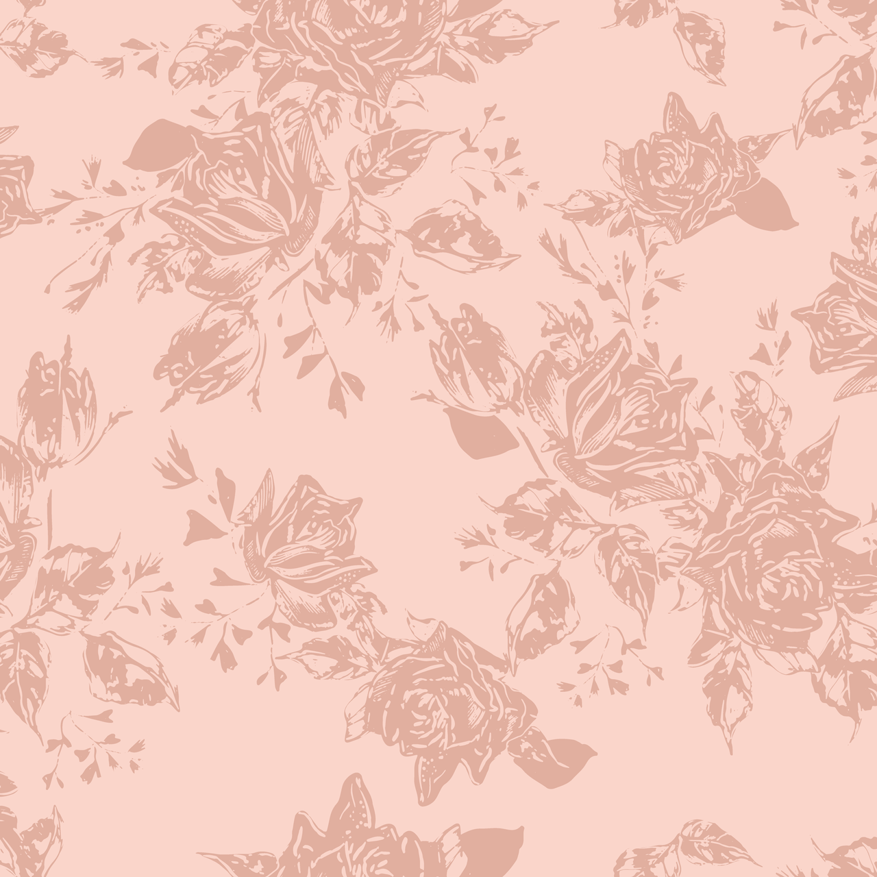 Vintage Roses Pink Mia Presley Fabric