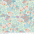 Flowered Aqua | Cotton Nook by Minki Kim