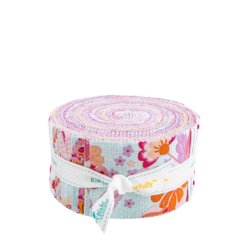 Flourish Jelly Roll 2.5in Strips, 40pcs Riley Blake