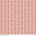 Fairground Stripes Red/Pink, Summer Fair by Liberty Fabrics
