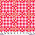 Gingham Checks Hot Pink :Market Days by Stacy Peterson for Freespirit