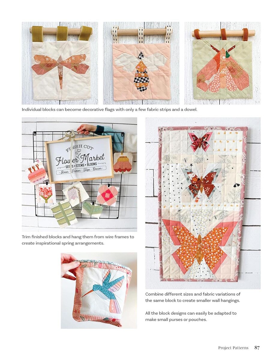 Liza Taylor Handmade Wonderful World of Paper-Pieced Quilt Blocks Book